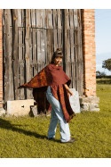 PONCHO SHIMLA BROWN