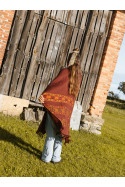 PONCHO SHIMLA BROWN