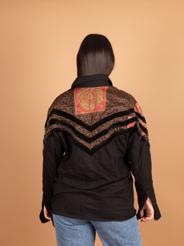 CAMISA FOLKLORICA 030 (TALLA L) 2