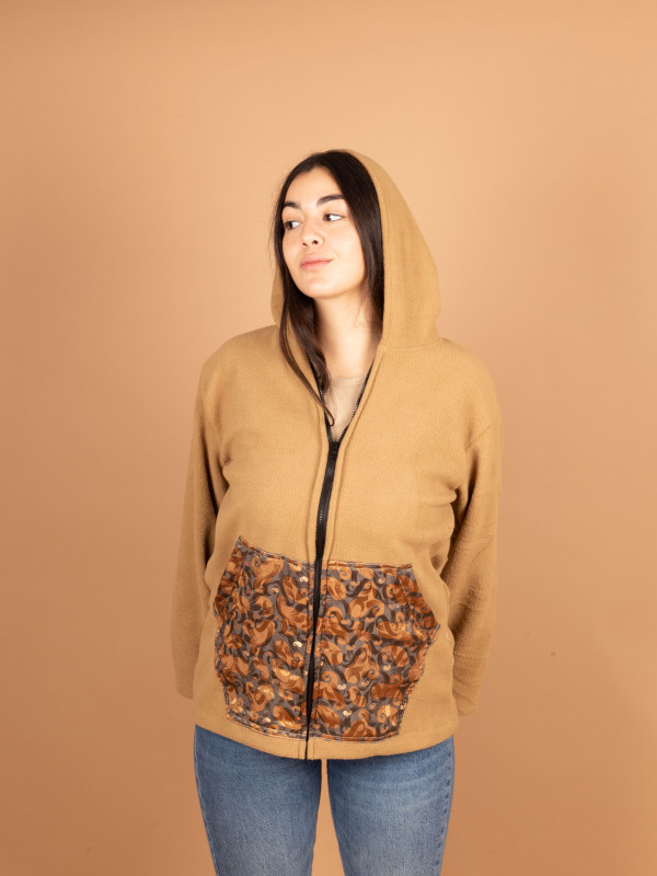 SUEVE BEIGE JACKET FLEECE 014