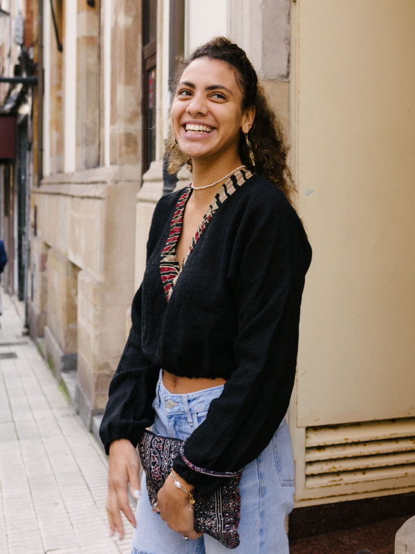 BROMELIA BLACK SHIRT