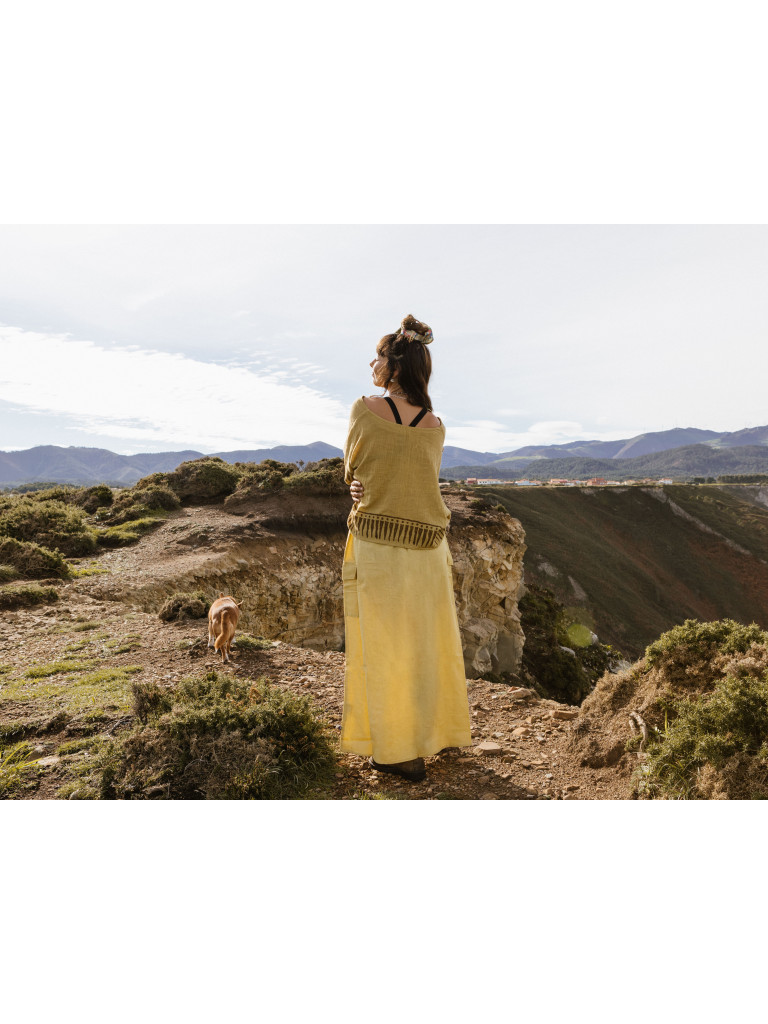 FALDA AMARILLA ARENA