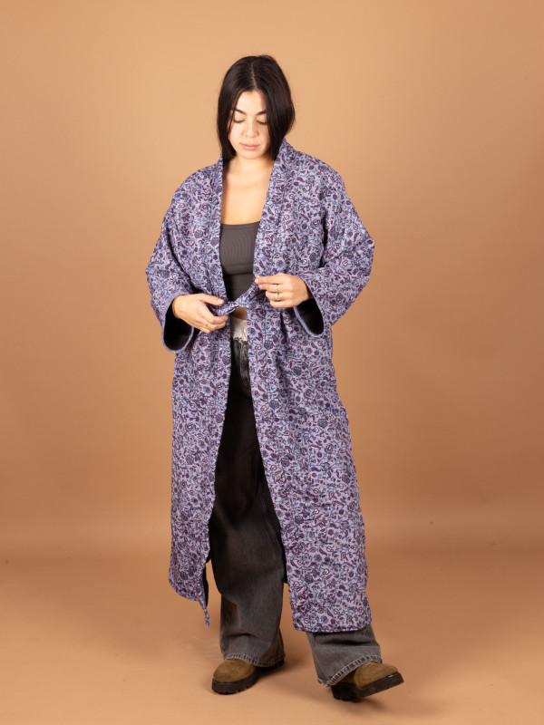 FLEECE KIMONO HAVELI 019