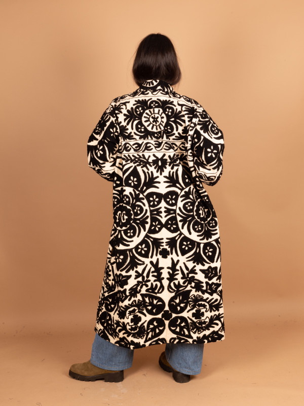 CHAQUETA LARGA RANAKPUR WHITE 2