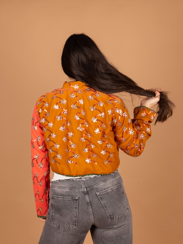 CHAQUETA CROP TESORO S/M 073 2