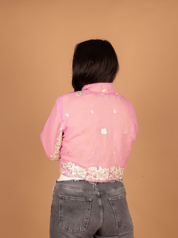 CHAQUETA CROP TESORO S/M 080 2