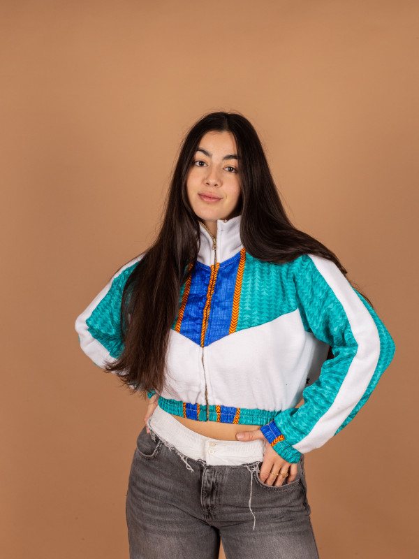 PICOS CROP WHITE JACKET  03