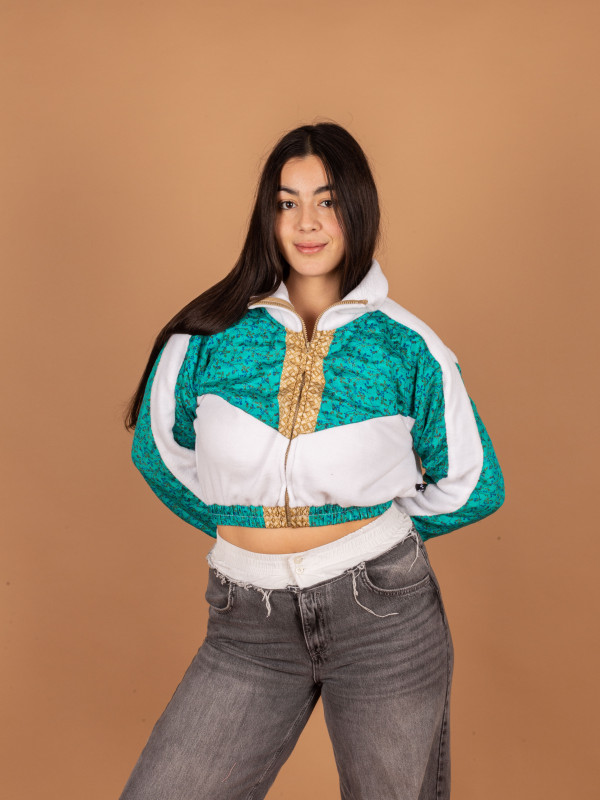 CHAQUETA PICOS CROP WHITE  05