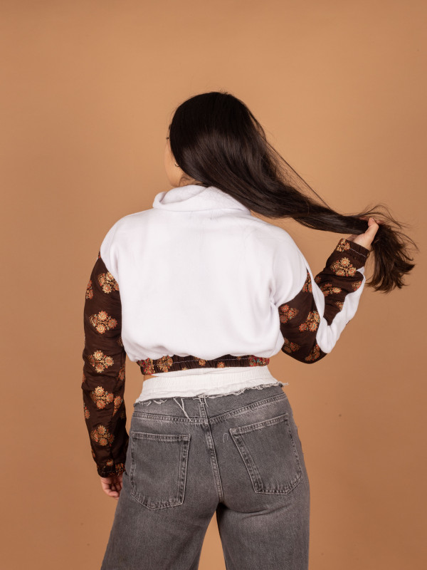 PICOS CROP WHITE JACKET  08 2