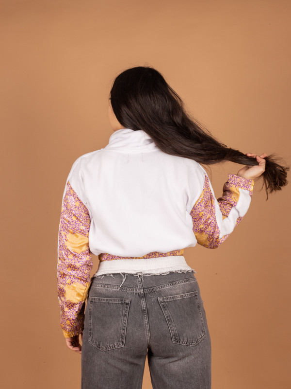 CHAQUETA PICOS CROP WHITE  011 2