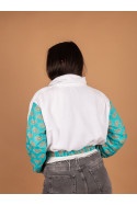 CHAQUETA PICOS CROP WHITE  016
