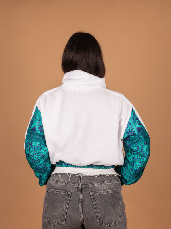 CHAQUETA PICOS CROP WHITE  017 2