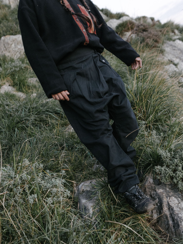 BLACK ON THE ROAD TROUSERS