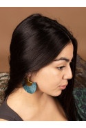PENDIENTES ABANICO BLUE