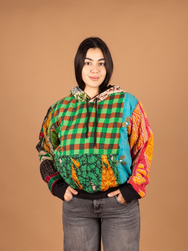 SUDADERA RECYCLED QUILT S/M 03