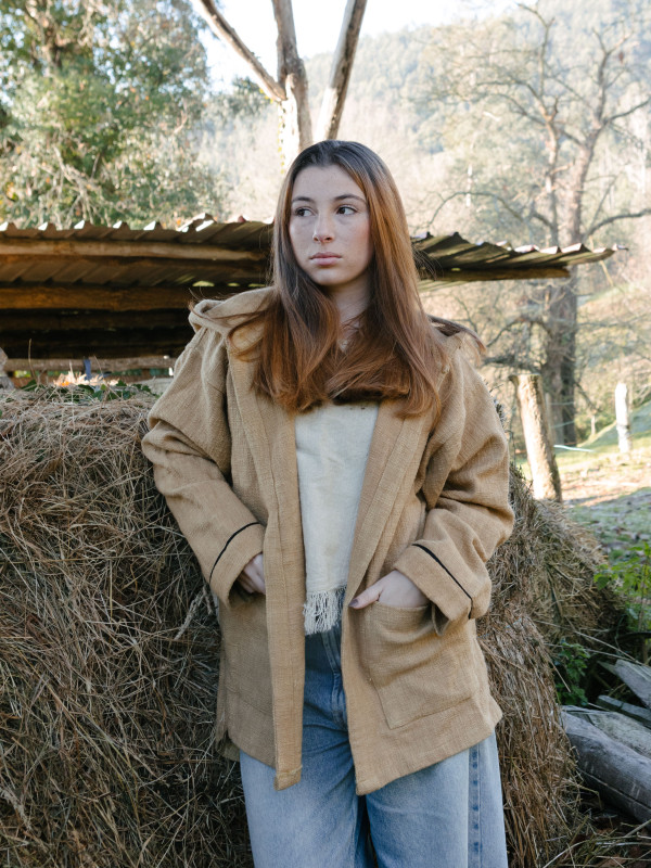 CHAQUETA DÍAS DE OTOÑO MOSTAZA 2