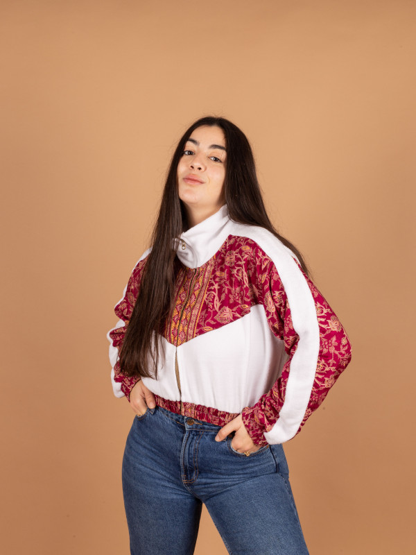 PICOS CROP WHITE JACKET  021