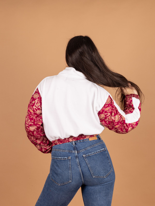 PICOS CROP WHITE JACKET  021 2