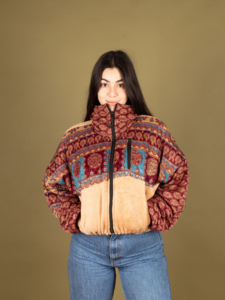 CHAQUETA RIAÑO TEDDY CROP 026