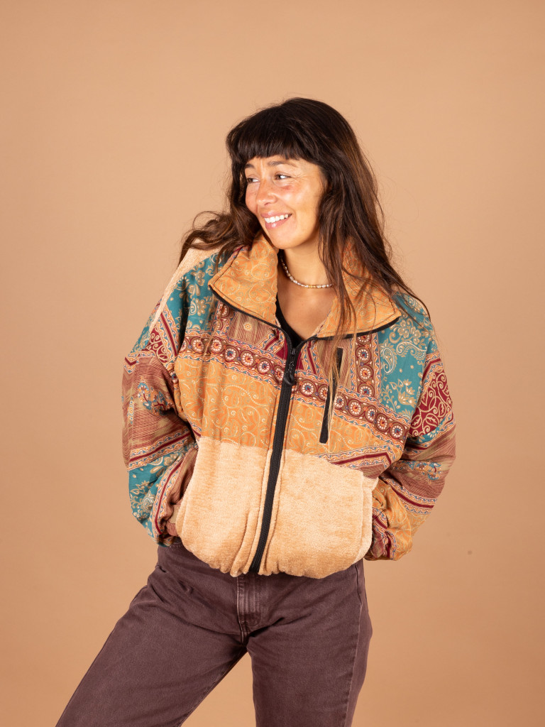 CHAQUETA RIAÑO TEDDY CROP 037