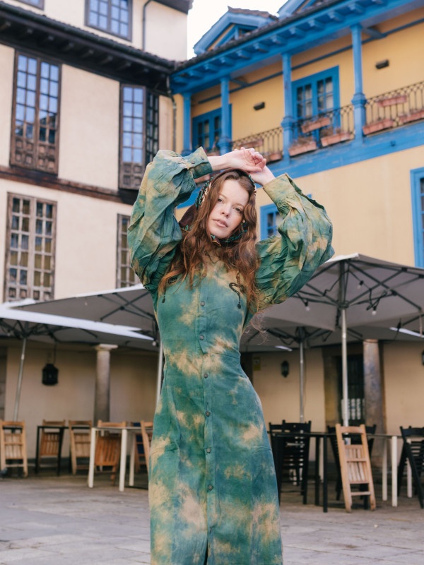 VESTIDO EL AÑO DE LA SERPIENTE ROCK GREEN 2