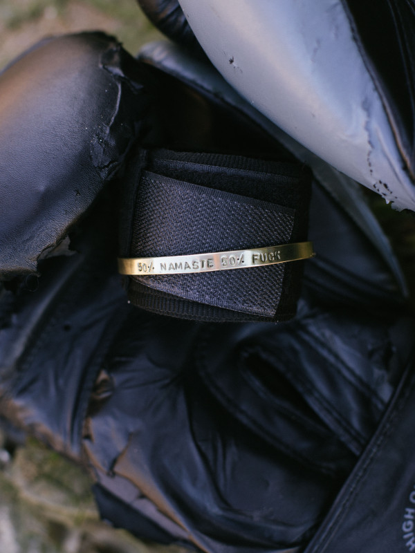 BRAZALETE / PULSERA 50% NAMASTE 50% FUCK 2