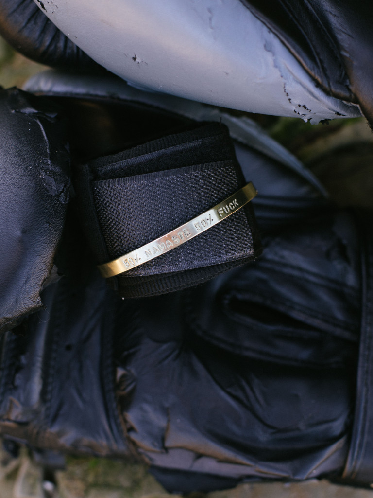 BRAZALETE / PULSERA 50% NAMASTE 50% FUCK