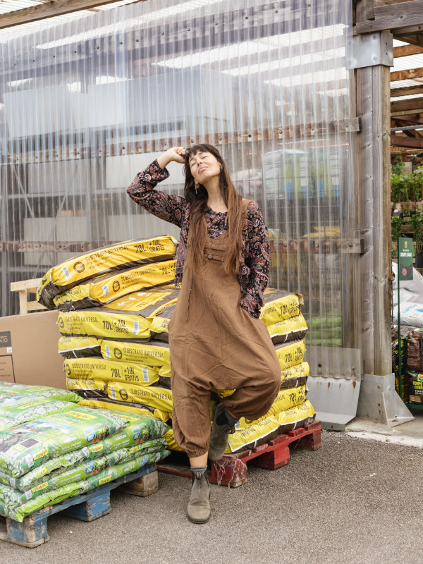 BROWN AKAI JUMPSUIT