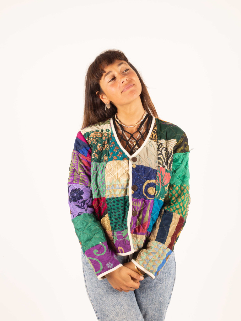CHAQUETA ACOLCHADA PATCHWORK 023