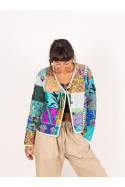 CHAQUETA ACOLCHADA PATCHWORK 025