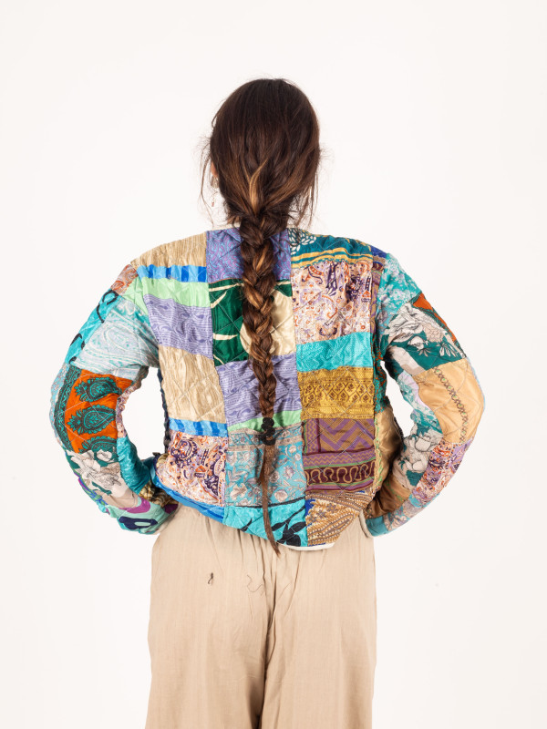 CHAQUETA ACOLCHADA PATCHWORK 025 2