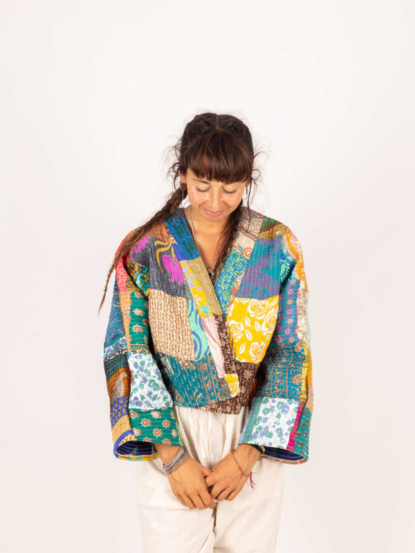 CHAQUETA VIBRANT PATCHWORK 021