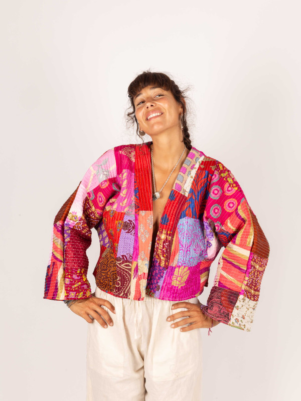 VIBRANT PATCHWORK JACKET 026