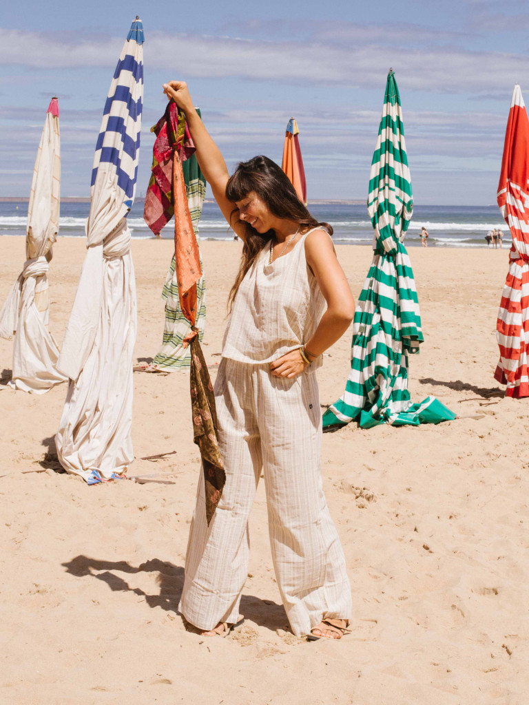 ZAHARA STRIPES TROUSERS