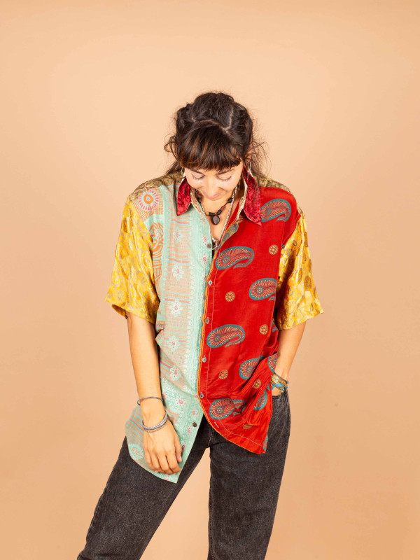 CAMISA PATCHWORK KATHA 034