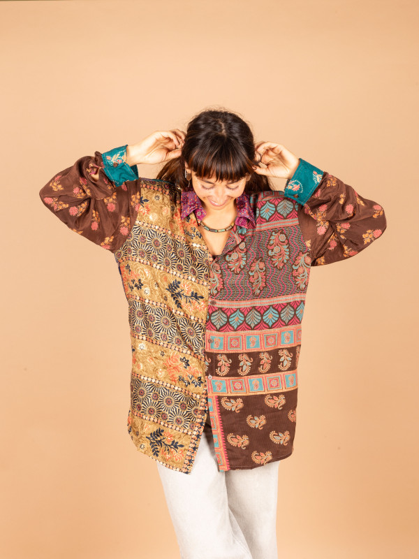 CAMISA PATCHWORK KATHA LARGA 09