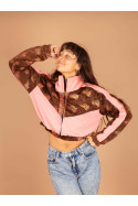 CHAQUETA PICOS CROP CHICLE 030