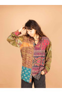 CAMISA PATCHWORK KATHA LARGA 025