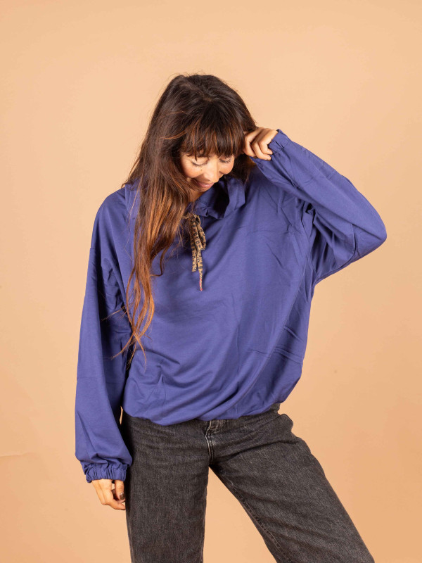 SUDADERA VINTAGE MIRRORS BLUE 014 2