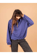 SUDADERA VINTAGE MIRRORS BLUE 014