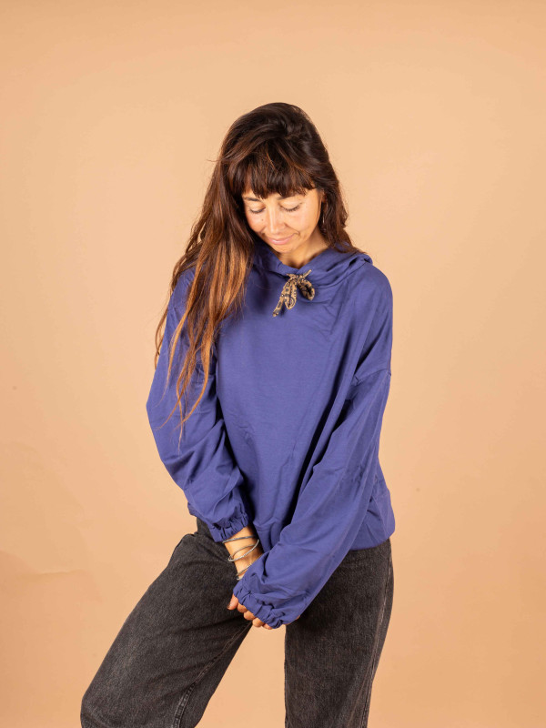 SUDADERA VINTAGE MIRRORS BLUE 015 2