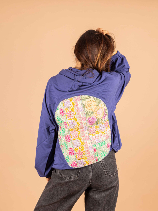 SUDADERA VINTAGE MIRRORS BLUE 016