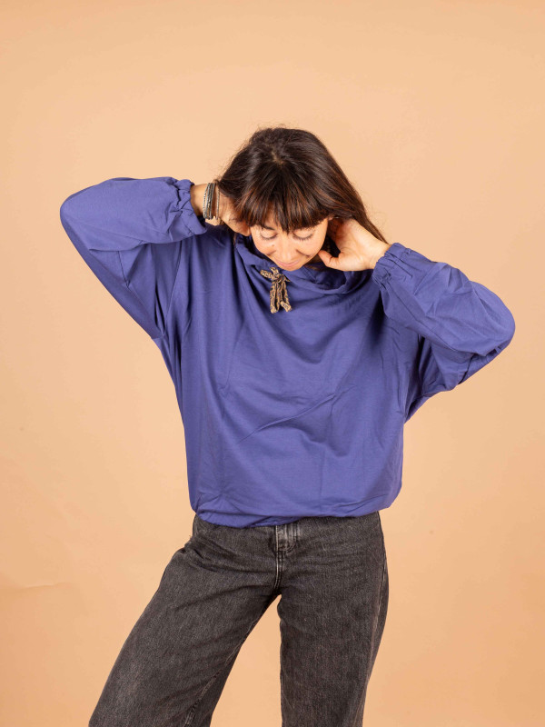 SUDADERA VINTAGE MIRRORS BLUE 017 2