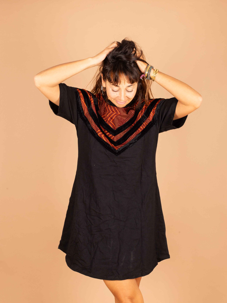 FOLKLORICO DRESS SHORT 031