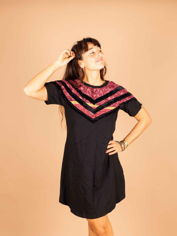 VESTIDO FOLKLORICO CORTO 034