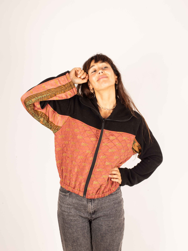 CHAQUETA POLAR ANGLIRU BLACK 010