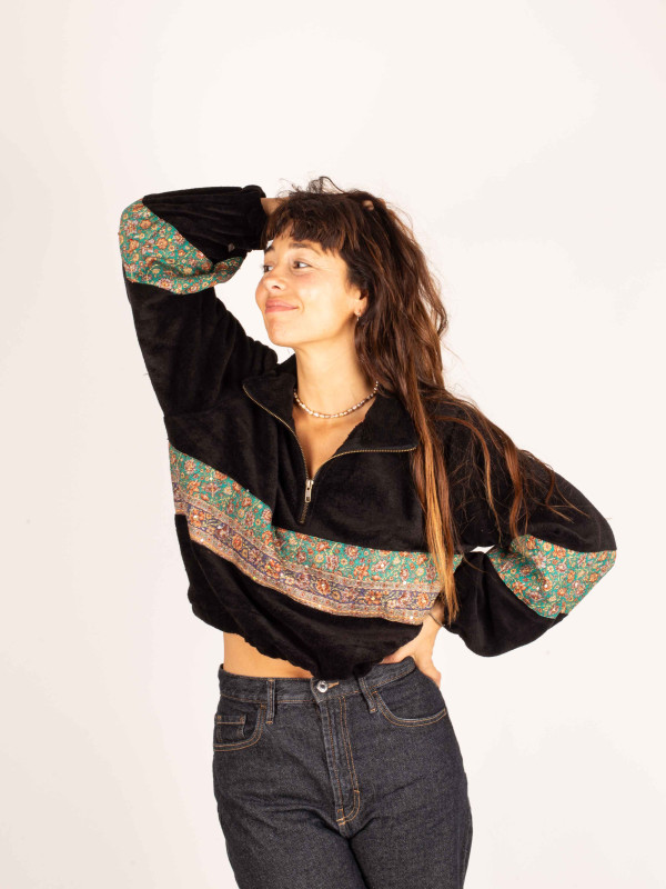 SUDADERA TEDDY PEÑALARA CROP 03