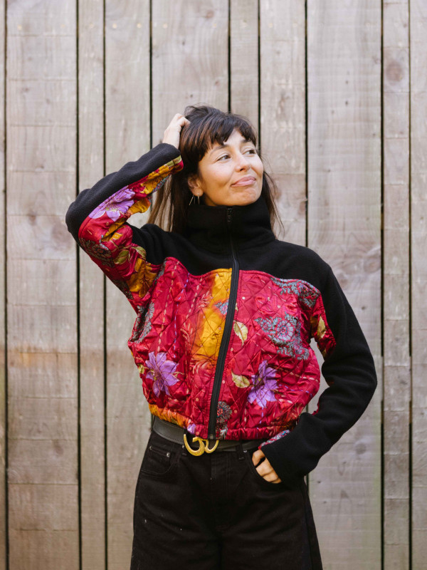 CHAQUETA POLAR ANGLIRU BLACK 017