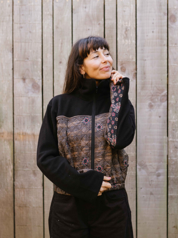 CHAQUETA POLAR ANGLIRU BLACK 020