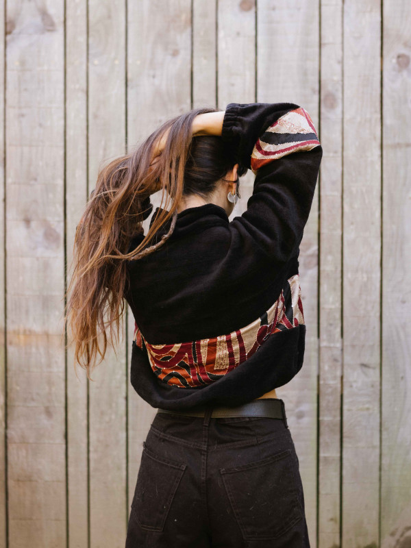 SUDADERA TEDDY PEÑALARA CROP 07 2